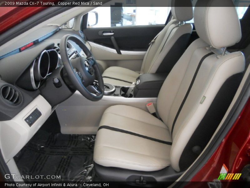 Copper Red Mica / Sand 2009 Mazda CX-7 Touring