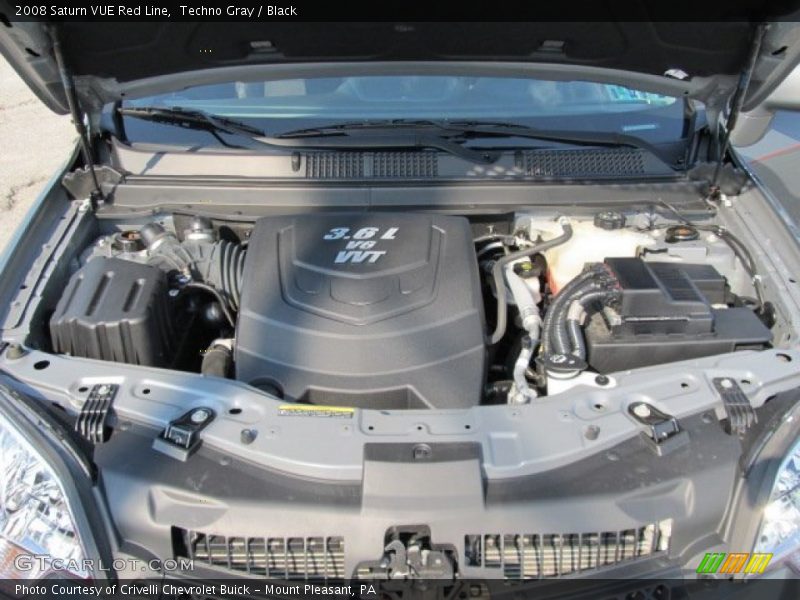 Techno Gray / Black 2008 Saturn VUE Red Line