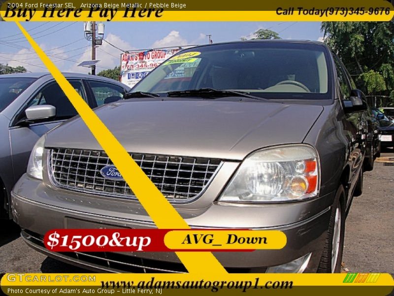 Arizona Beige Metallic / Pebble Beige 2004 Ford Freestar SEL