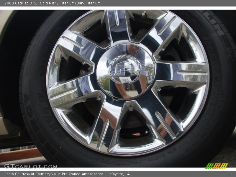 Gold Mist / Titanium/Dark Titanium 2008 Cadillac DTS