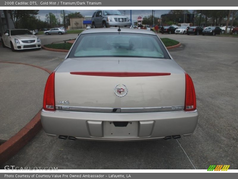 Gold Mist / Titanium/Dark Titanium 2008 Cadillac DTS