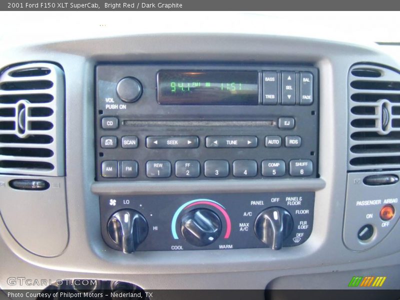 Bright Red / Dark Graphite 2001 Ford F150 XLT SuperCab