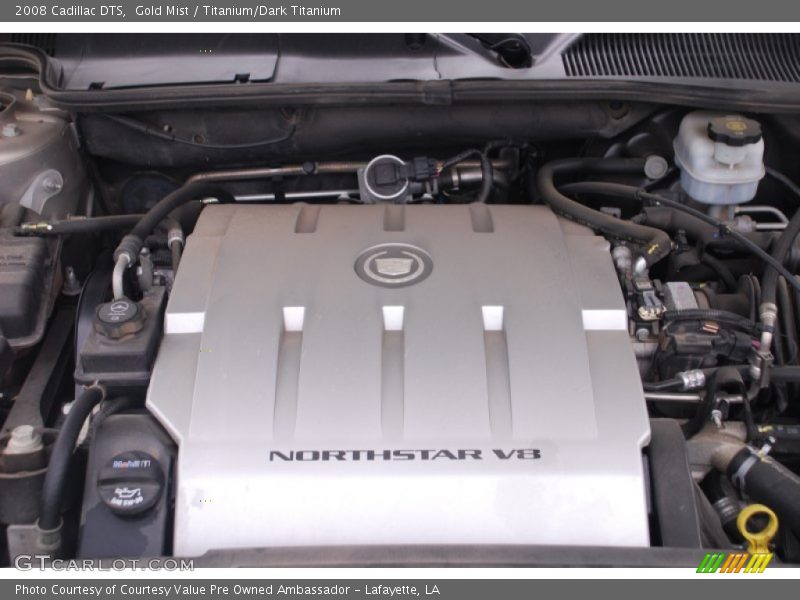 Gold Mist / Titanium/Dark Titanium 2008 Cadillac DTS