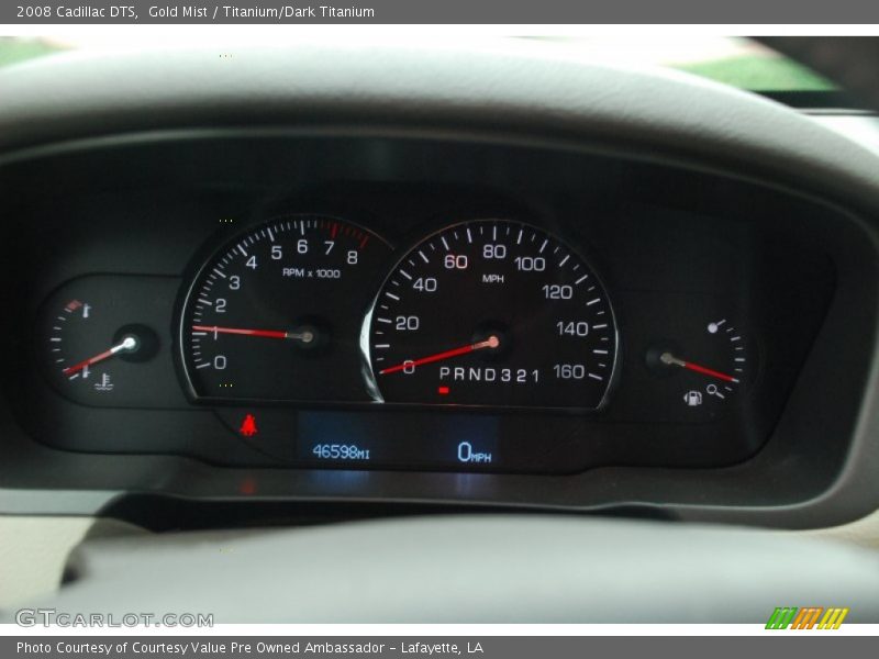 Gold Mist / Titanium/Dark Titanium 2008 Cadillac DTS
