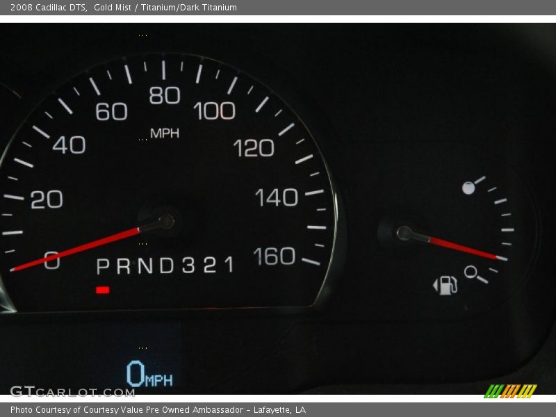 Gold Mist / Titanium/Dark Titanium 2008 Cadillac DTS