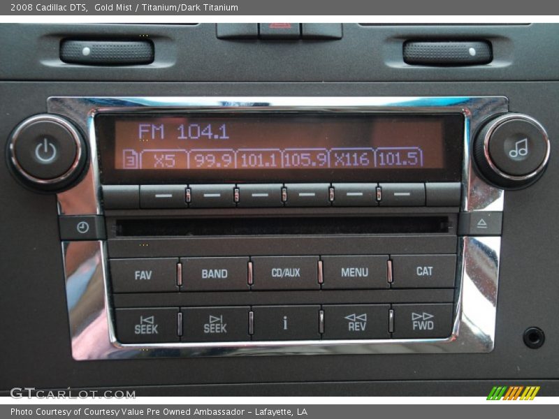 Gold Mist / Titanium/Dark Titanium 2008 Cadillac DTS