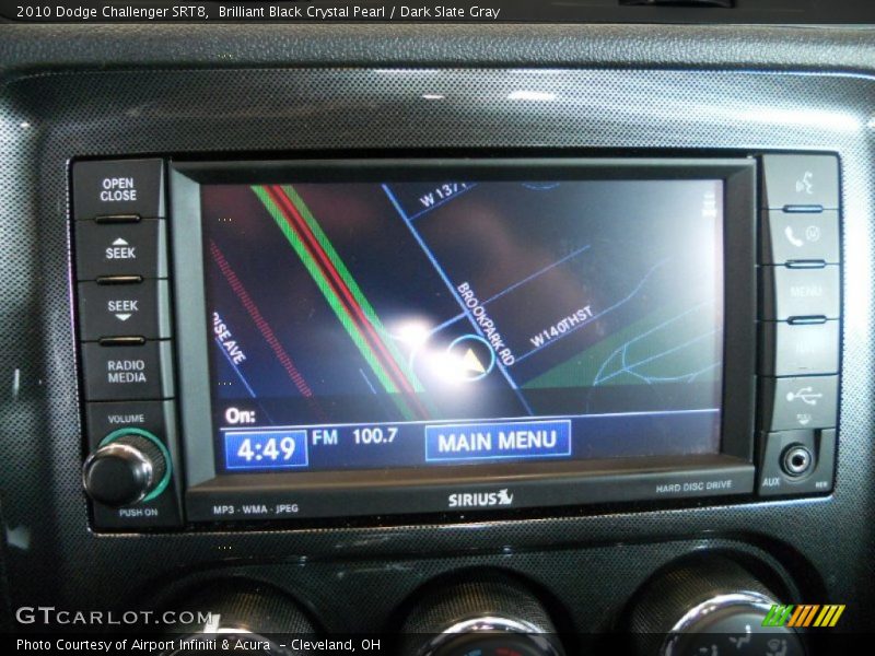 Navigation of 2010 Challenger SRT8