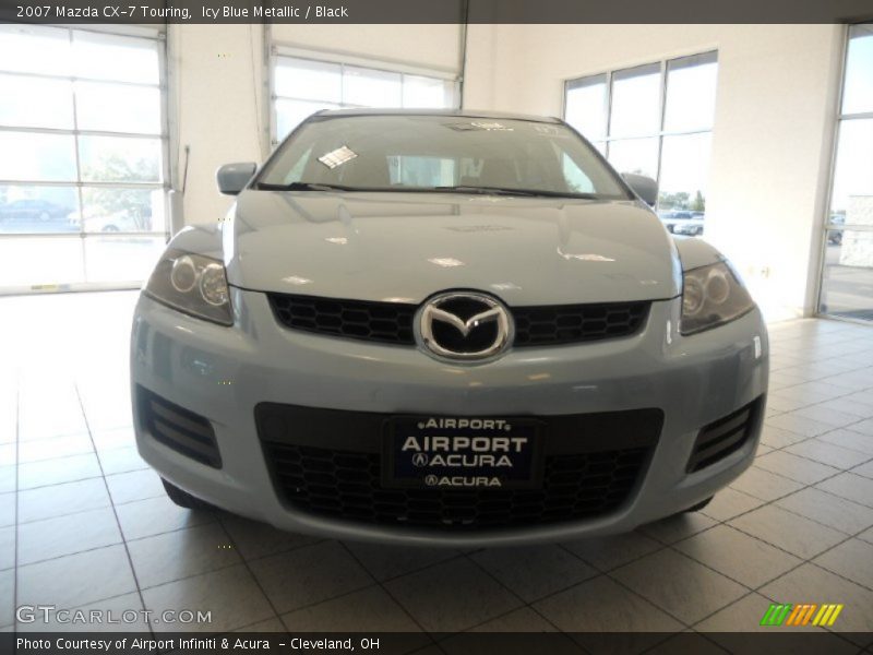 Icy Blue Metallic / Black 2007 Mazda CX-7 Touring