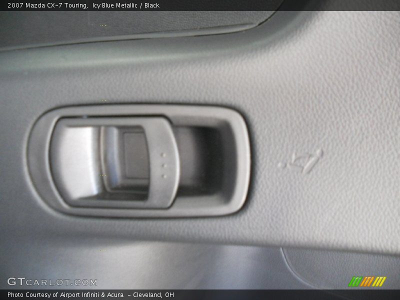 Icy Blue Metallic / Black 2007 Mazda CX-7 Touring