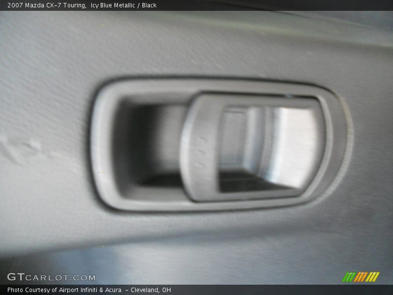 Icy Blue Metallic / Black 2007 Mazda CX-7 Touring