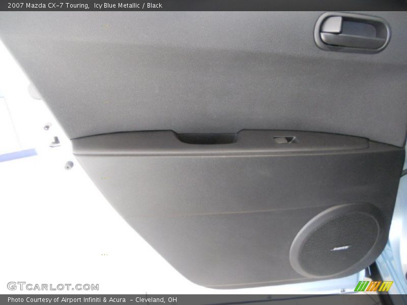 Icy Blue Metallic / Black 2007 Mazda CX-7 Touring