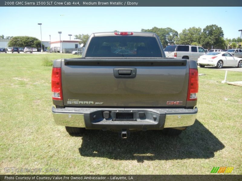 Medium Brown Metallic / Ebony 2008 GMC Sierra 1500 SLT Crew Cab 4x4