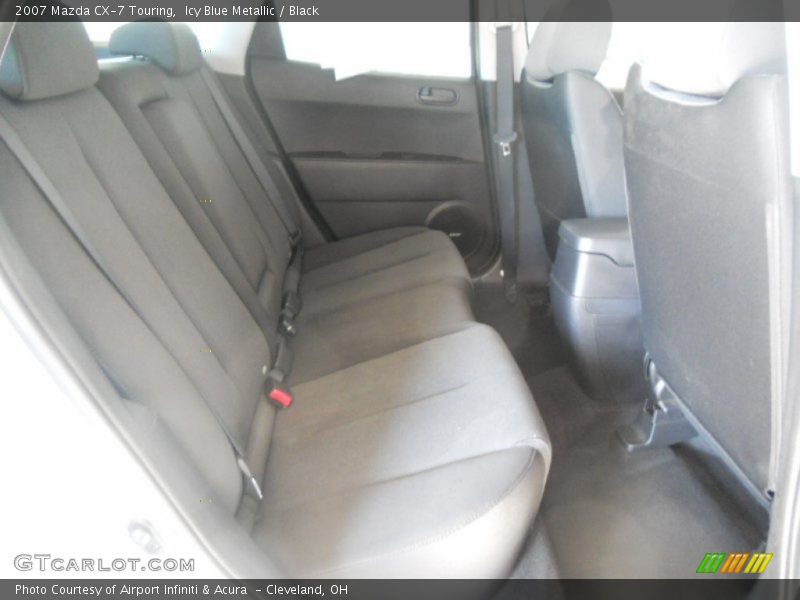 Icy Blue Metallic / Black 2007 Mazda CX-7 Touring
