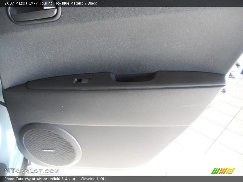 Icy Blue Metallic / Black 2007 Mazda CX-7 Touring