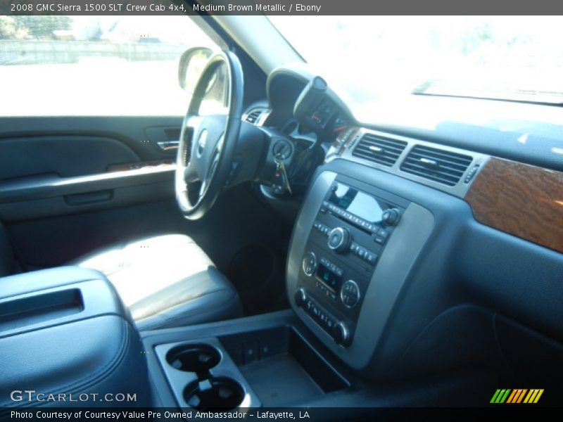 Medium Brown Metallic / Ebony 2008 GMC Sierra 1500 SLT Crew Cab 4x4
