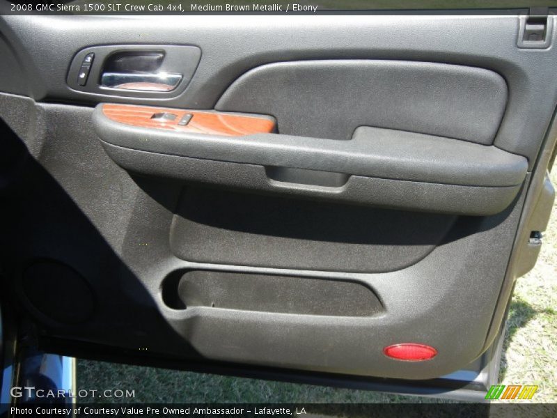 Medium Brown Metallic / Ebony 2008 GMC Sierra 1500 SLT Crew Cab 4x4