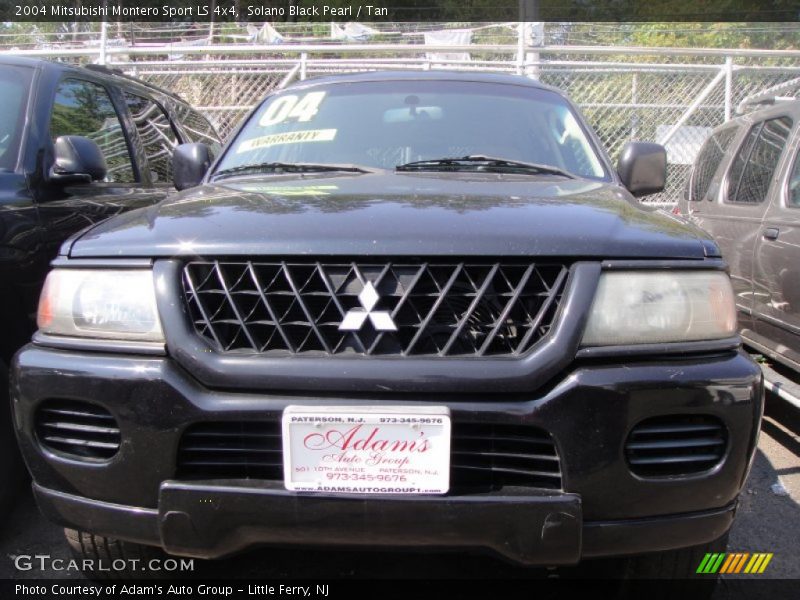Solano Black Pearl / Tan 2004 Mitsubishi Montero Sport LS 4x4