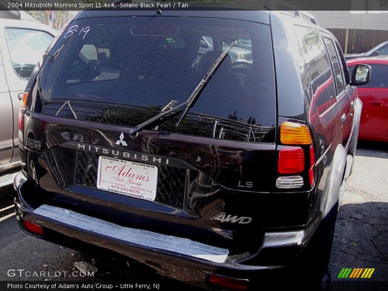 Solano Black Pearl / Tan 2004 Mitsubishi Montero Sport LS 4x4
