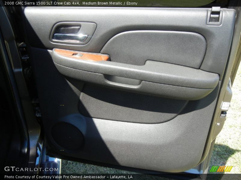 Medium Brown Metallic / Ebony 2008 GMC Sierra 1500 SLT Crew Cab 4x4