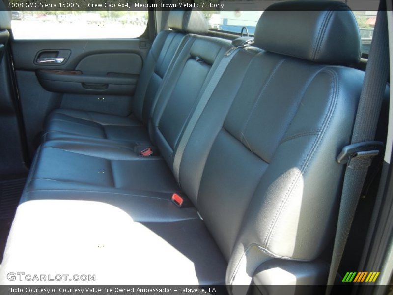 Medium Brown Metallic / Ebony 2008 GMC Sierra 1500 SLT Crew Cab 4x4