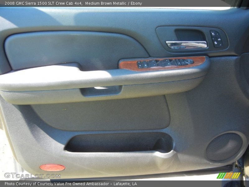 Medium Brown Metallic / Ebony 2008 GMC Sierra 1500 SLT Crew Cab 4x4