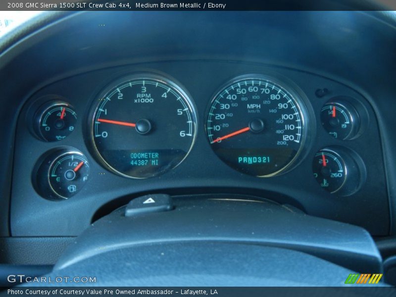 Medium Brown Metallic / Ebony 2008 GMC Sierra 1500 SLT Crew Cab 4x4