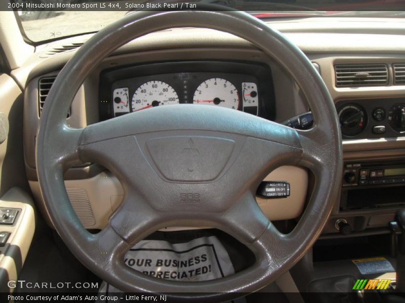 Solano Black Pearl / Tan 2004 Mitsubishi Montero Sport LS 4x4