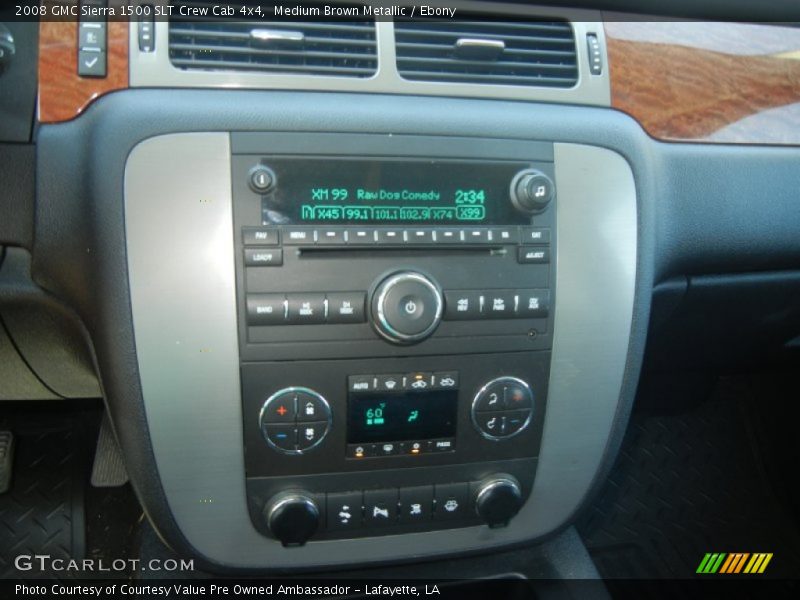 Medium Brown Metallic / Ebony 2008 GMC Sierra 1500 SLT Crew Cab 4x4