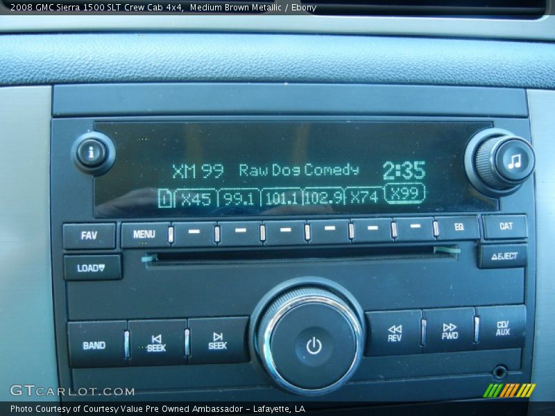 Medium Brown Metallic / Ebony 2008 GMC Sierra 1500 SLT Crew Cab 4x4