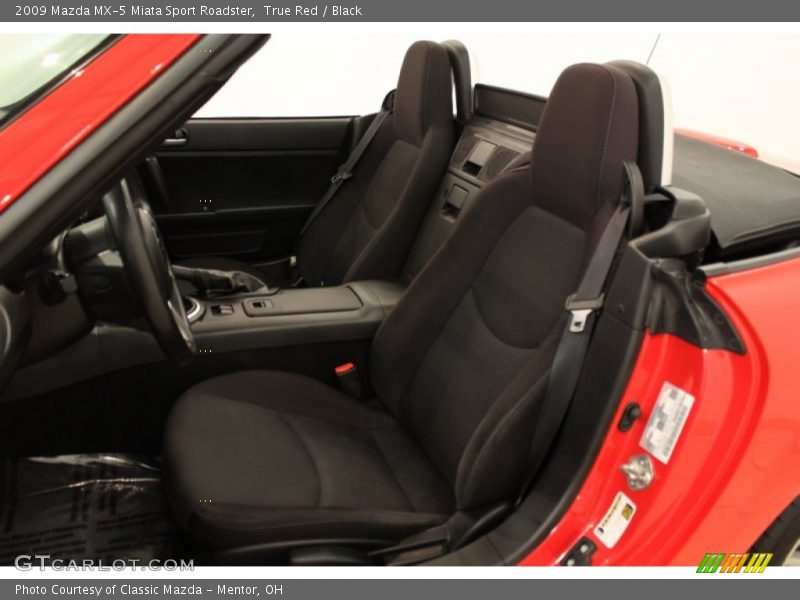  2009 MX-5 Miata Sport Roadster Black Interior