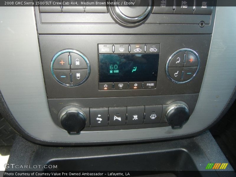 Medium Brown Metallic / Ebony 2008 GMC Sierra 1500 SLT Crew Cab 4x4