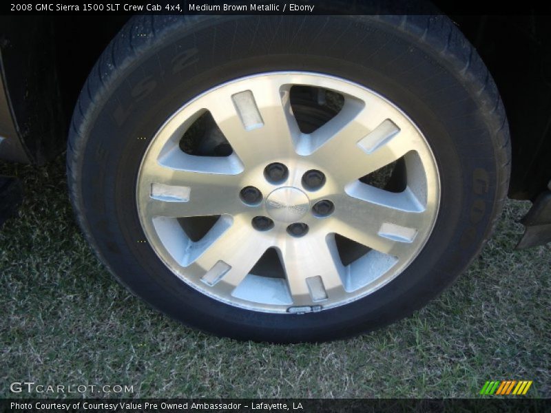 Medium Brown Metallic / Ebony 2008 GMC Sierra 1500 SLT Crew Cab 4x4