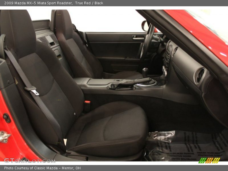  2009 MX-5 Miata Sport Roadster Black Interior