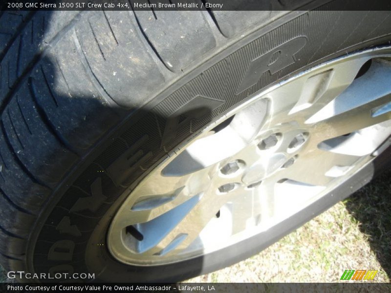 Medium Brown Metallic / Ebony 2008 GMC Sierra 1500 SLT Crew Cab 4x4