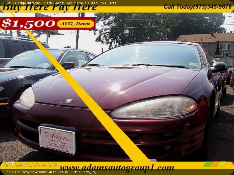 Dark Garnet Red Metallic / Medium Quartz 2000 Dodge Intrepid
