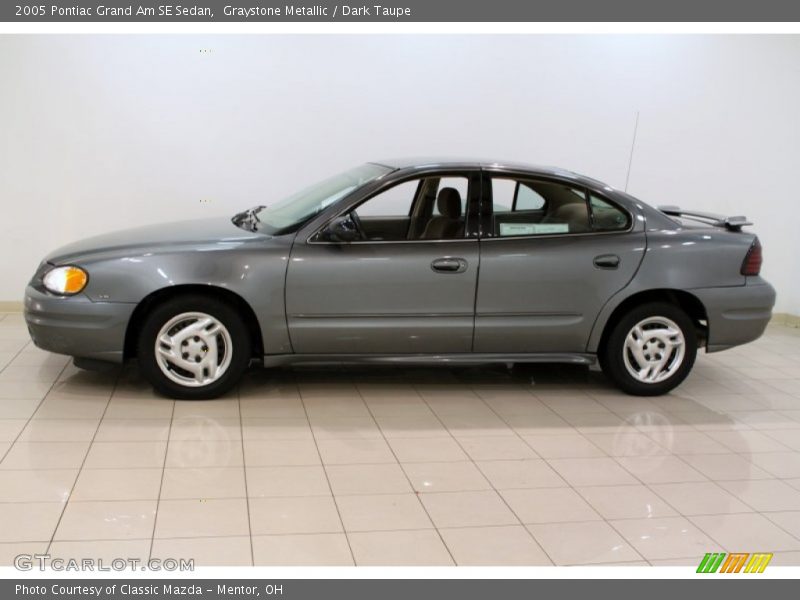 Graystone Metallic / Dark Taupe 2005 Pontiac Grand Am SE Sedan