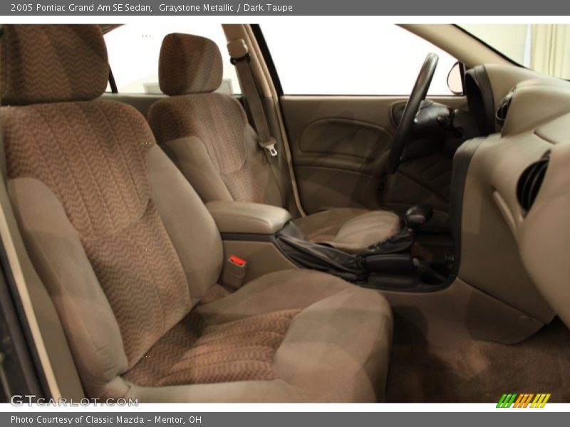 Graystone Metallic / Dark Taupe 2005 Pontiac Grand Am SE Sedan