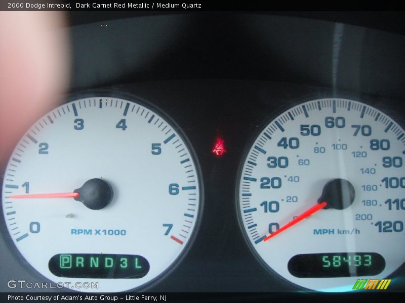 Dark Garnet Red Metallic / Medium Quartz 2000 Dodge Intrepid