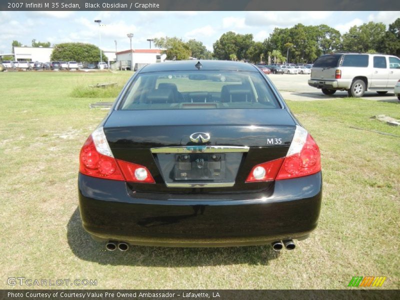 Black Obsidian / Graphite 2007 Infiniti M 35 Sedan