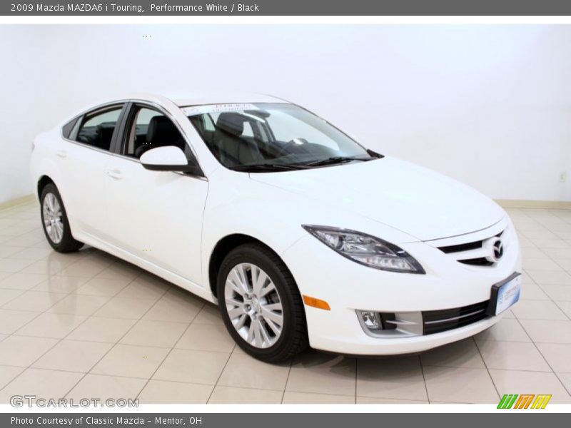 Performance White / Black 2009 Mazda MAZDA6 i Touring
