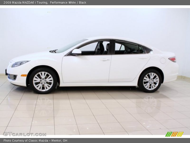 Performance White / Black 2009 Mazda MAZDA6 i Touring