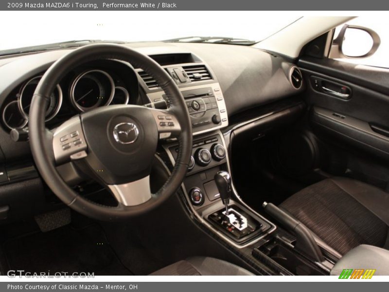 Performance White / Black 2009 Mazda MAZDA6 i Touring