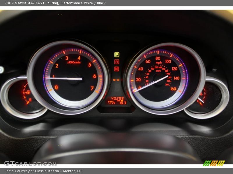 Performance White / Black 2009 Mazda MAZDA6 i Touring