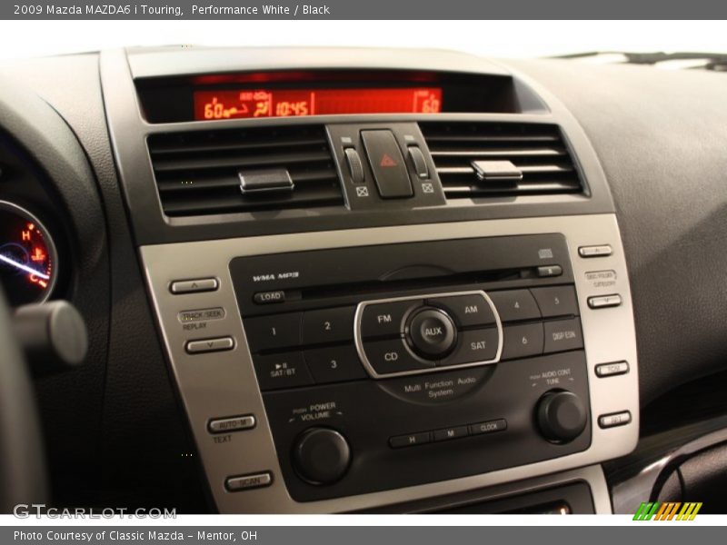 Performance White / Black 2009 Mazda MAZDA6 i Touring