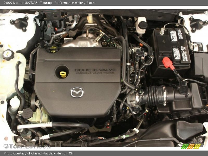 Performance White / Black 2009 Mazda MAZDA6 i Touring