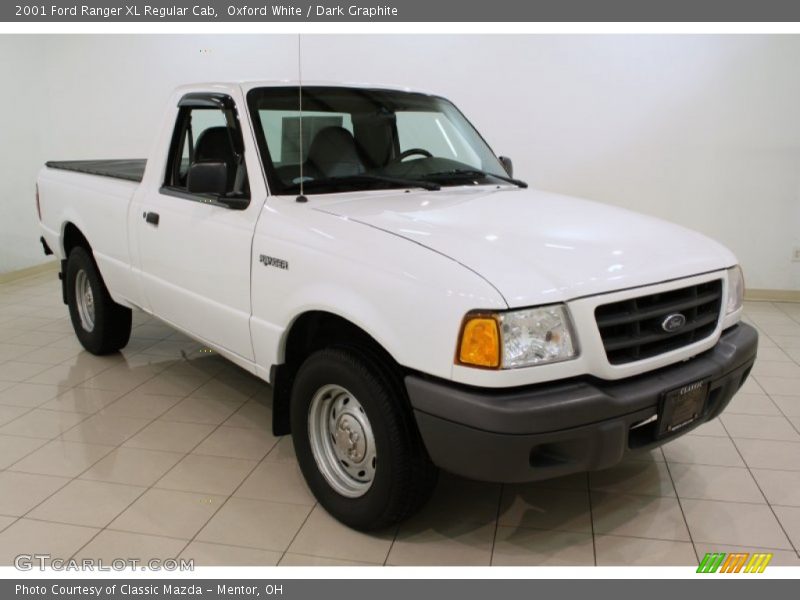 Oxford White / Dark Graphite 2001 Ford Ranger XL Regular Cab