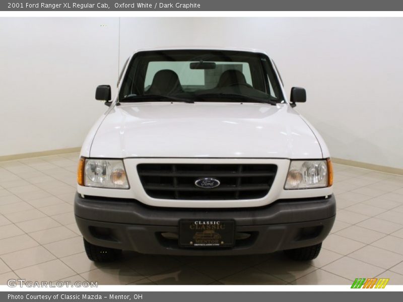 Oxford White / Dark Graphite 2001 Ford Ranger XL Regular Cab