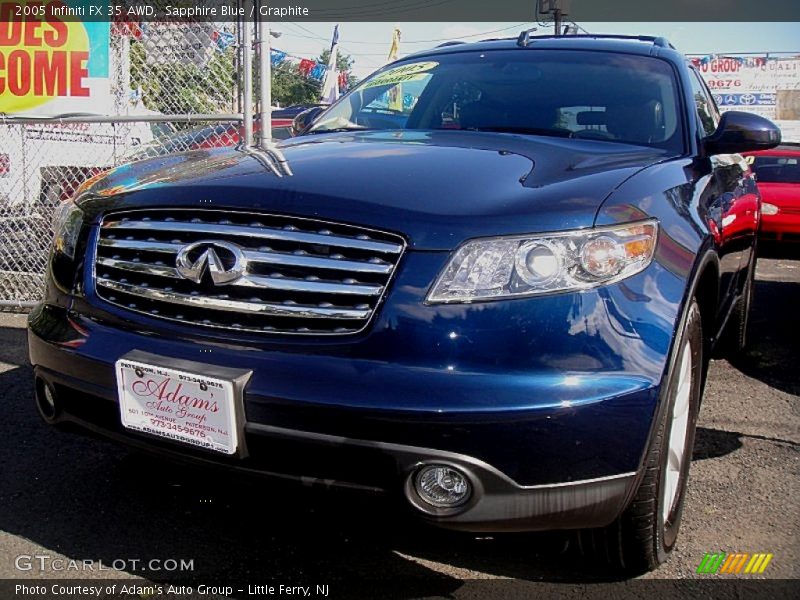 Sapphire Blue / Graphite 2005 Infiniti FX 35 AWD