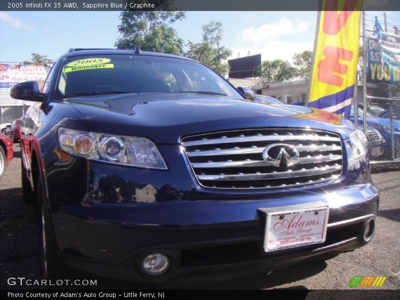 Sapphire Blue / Graphite 2005 Infiniti FX 35 AWD