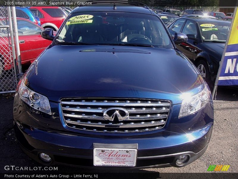 Sapphire Blue / Graphite 2005 Infiniti FX 35 AWD